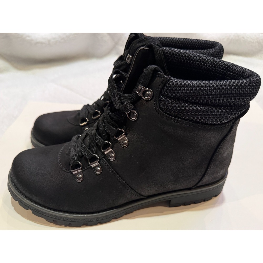 Women's Sonoma Goods For Life Black Crayon Hiking Boots Size 8.5
